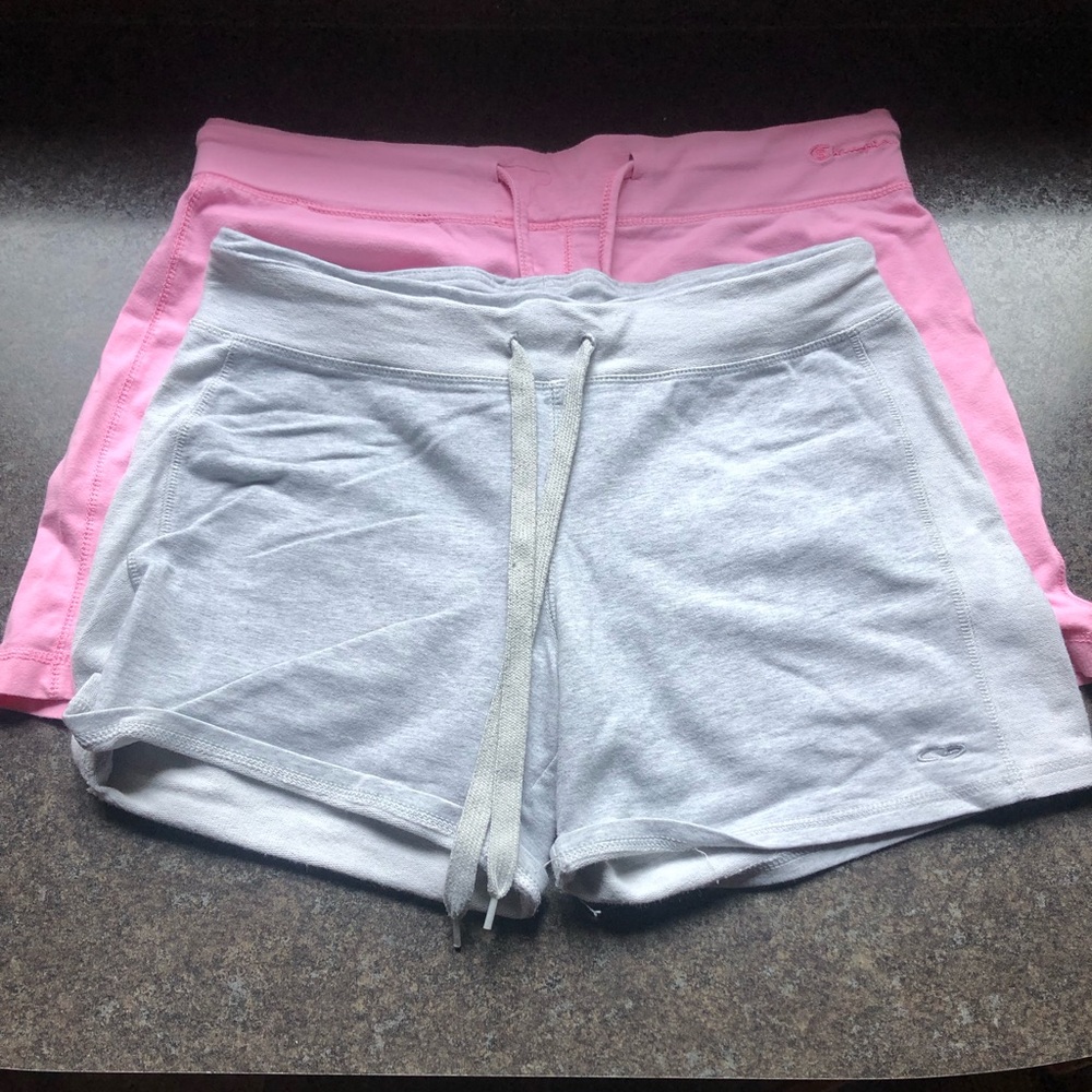 2 pair of ladies champion shorts